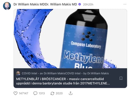 Metylenblått och bröstcancer