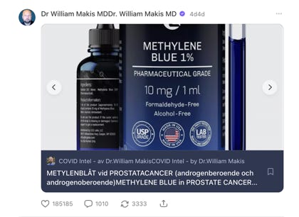 Metylenbått och prostatacancer